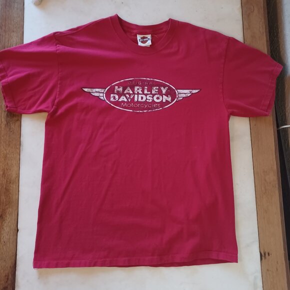 Harley-Davidson Javelina H-D Boerne Texas Red Graphic T-Shirt Men’s Large - Picture 8 of 14